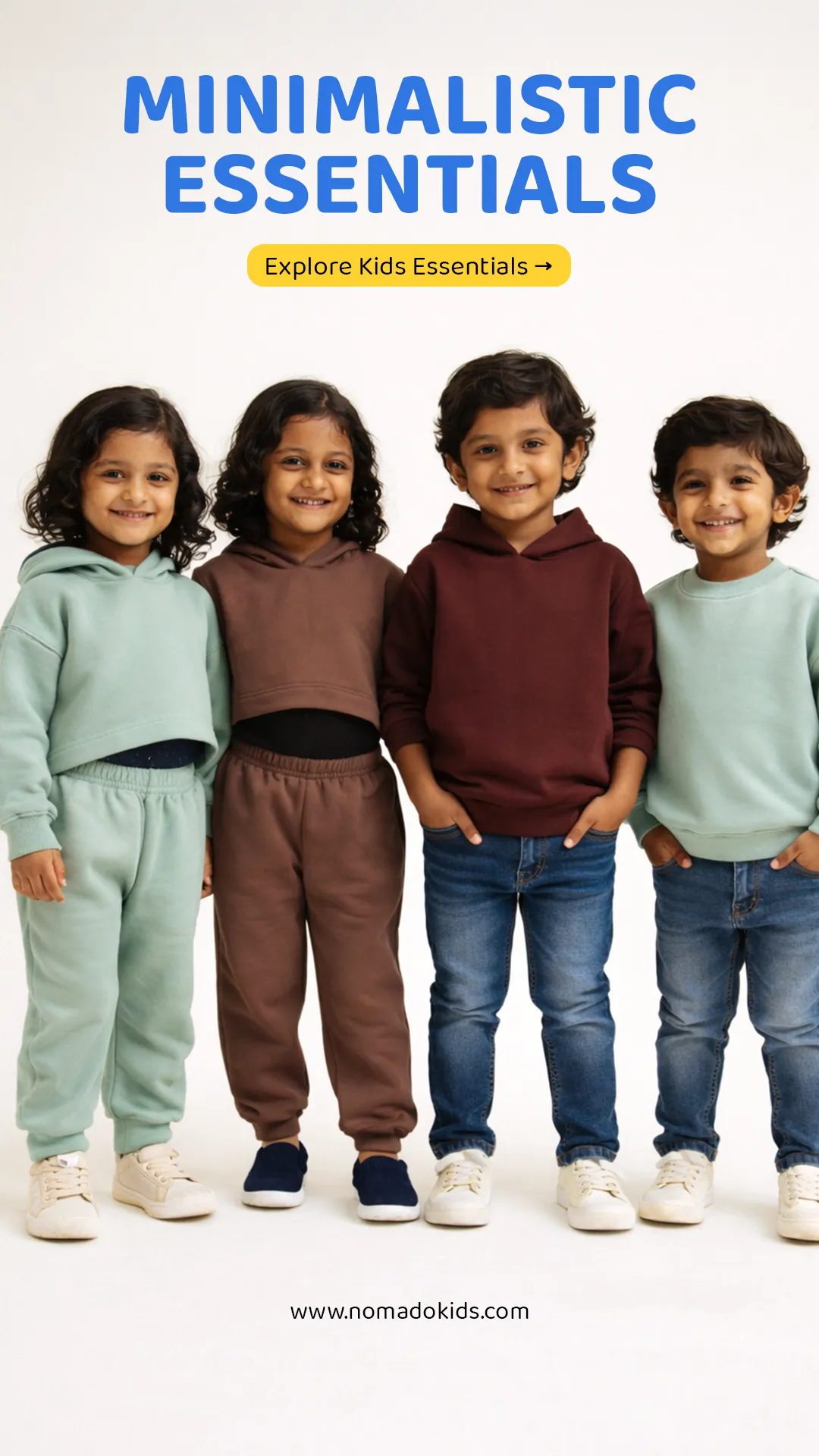 Kidswear static ad: "Essentials"
